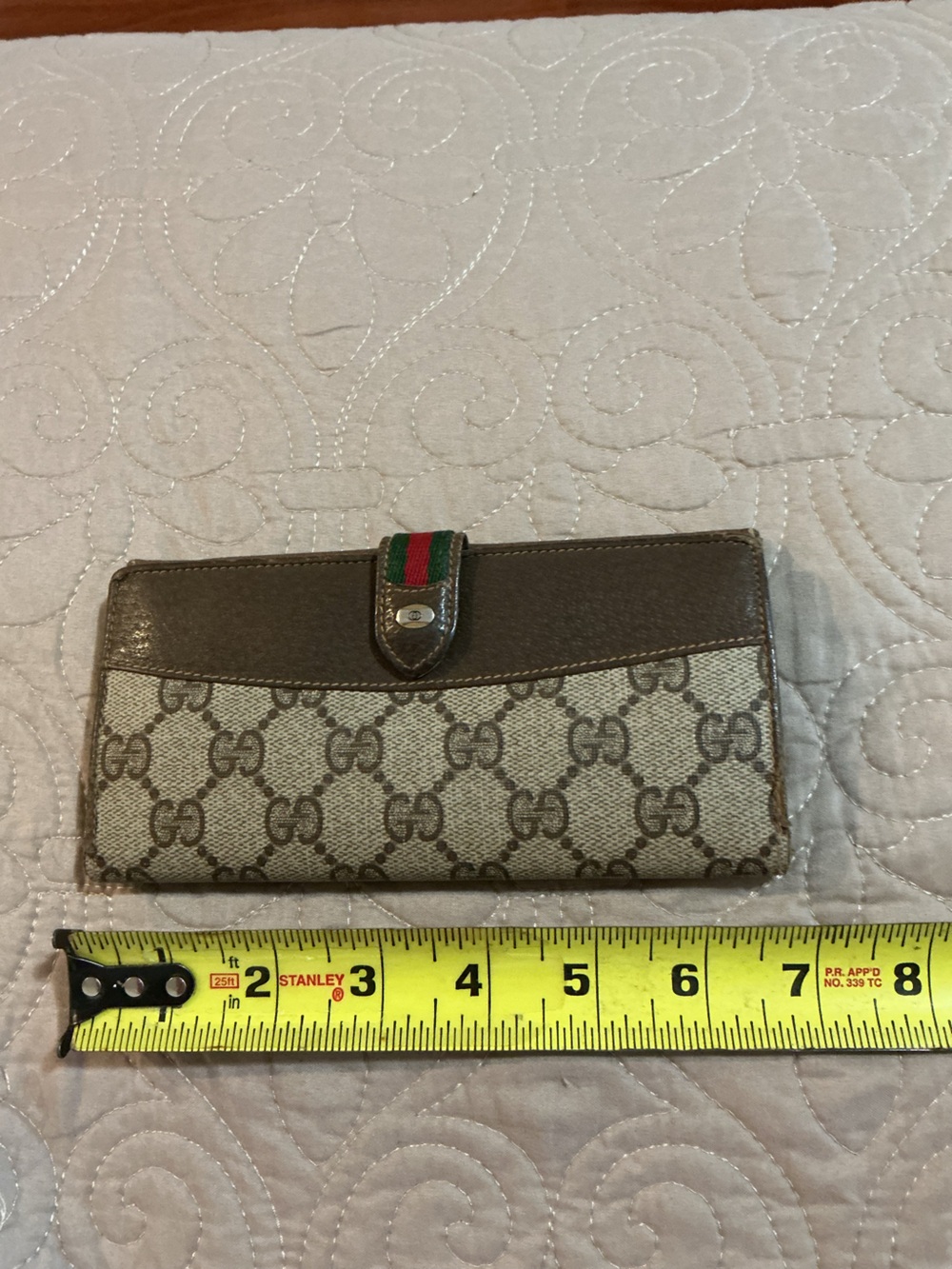 Authentic Vintage Gucci Brown Monogram Accessory Collection Wallet - Picture 7 of 15